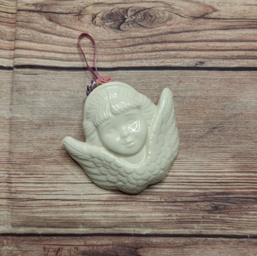 5/$15 White Angel Holiday Tree Ornament